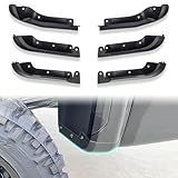 TECHPICCO Mud Flap Delete Compatible with GMC Sierra HD 2500 3500 2020-2026 2WD/4WD, Front & Rear Mud Flap Delete for GMC Sierra 2500 3500 Accessories 2020-2026