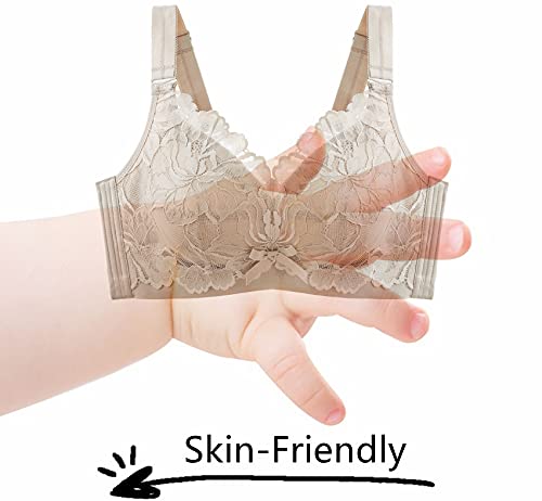 Baetty Bras For Women Wirefree, Wireless Bras For Women, Minimizer Bras For Women, Womens Bras No Wire, Bras For Women No Underwire, Wide Band Bras For Women, Women's Bras Champagne 42Ddd 42 Ddd #TOP6