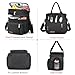 BAGNN Lunch Box & Lunch Bag for Men Women, Large Insulated Adult Lunch Box Leakproof Lunchbox Cooler Bag for Work Picnic Beach,16L, Black