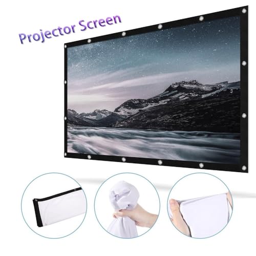 Pantalla de proyección plegable doble faz 60 pulgadas 16:9 miniatura 3