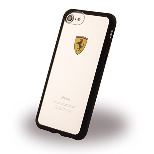 Ferrari Coque en Caoutchouc Transparent pour Apple iPhone 7, Racing Shield