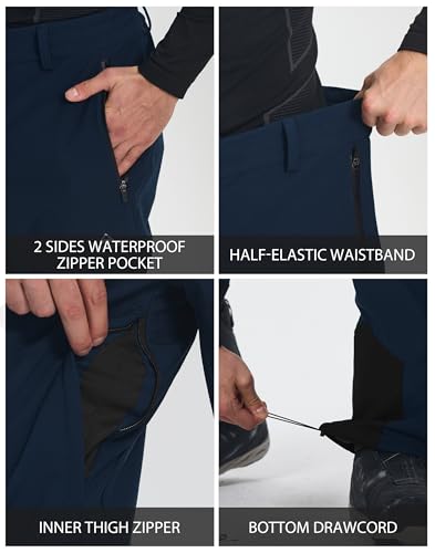 Pioneer Camp Wanderhose Herren Stretch Funktionshose Herren Winddicht Wasserdicht Trekkinghose