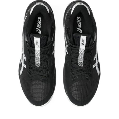 ASICS ASICS Men's Netburner Ballistic FlyteFoam 4 Mid Top Volleyball Shoes, 7, Black/White