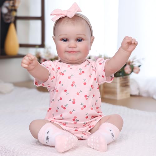Muñeca Reborn Bebé Realista Vinilo 18 Pulgadas miniatura 1