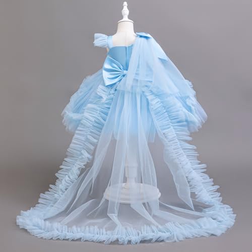 Ibtom Castle Baby Girl One Shoulder Pageant Dress Light Blue 18-24 Months #TOP14