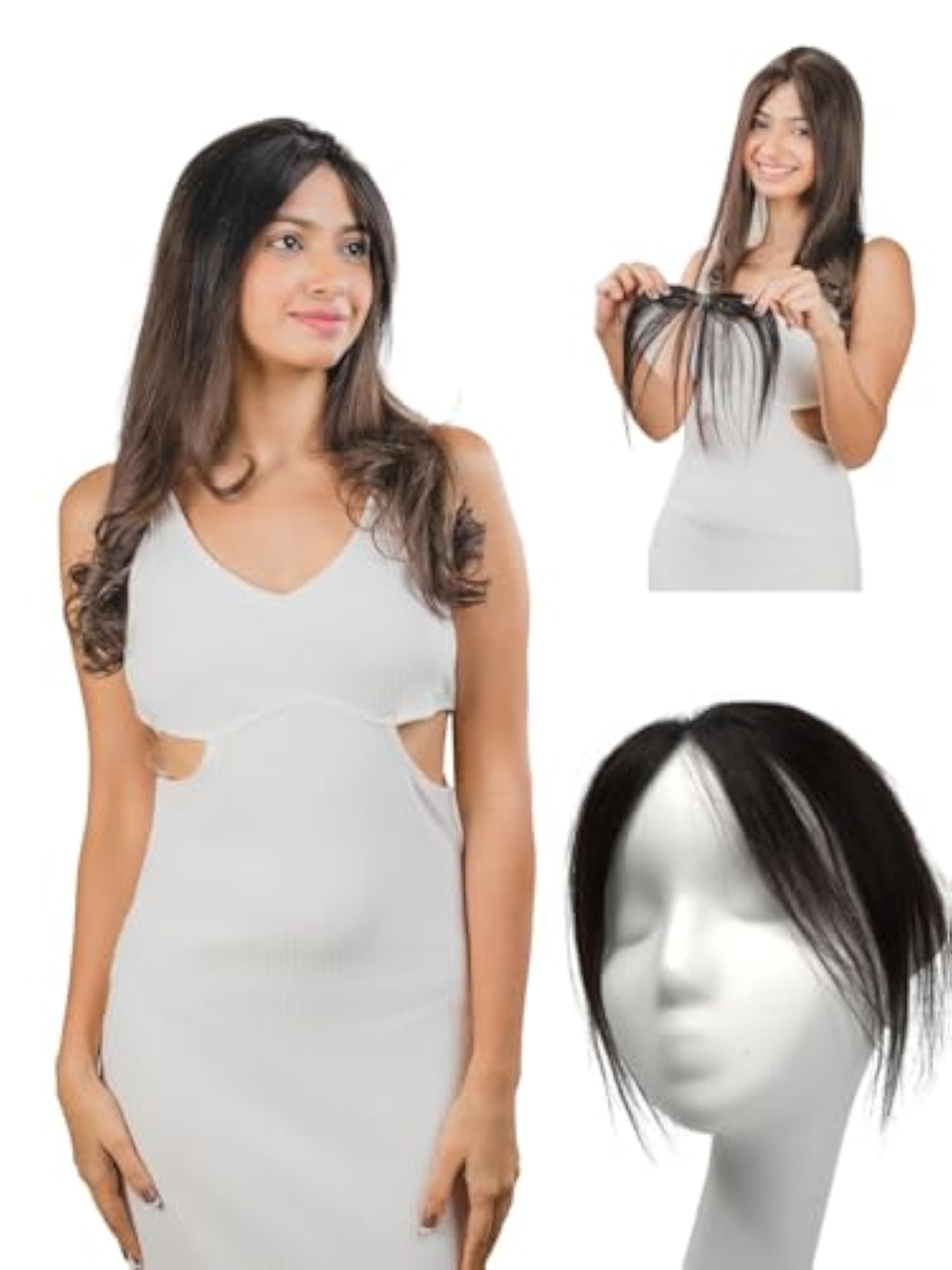 Natural Human Hair Frontline Patch for Thinning Areas