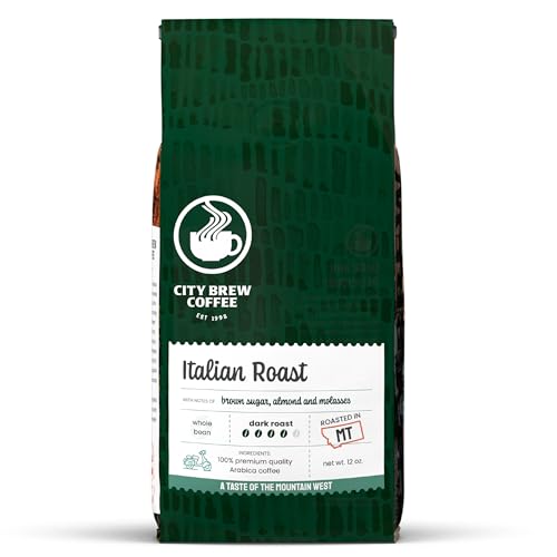 City Brew Italian Roast Café en Grano 12 oz