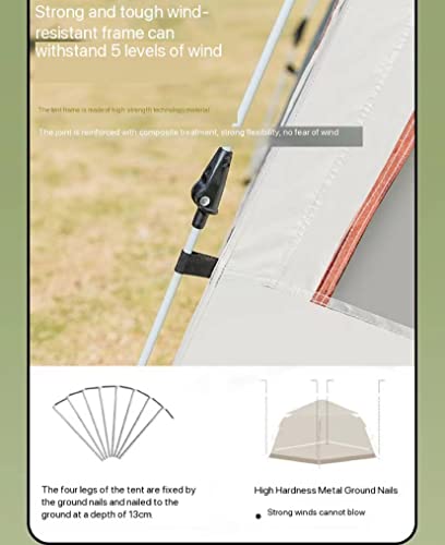 Carpa hexagonal automática para camping 200x230x135cm miniatura 5
