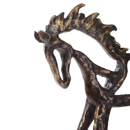 Escultura Titan Horse 16.5 pulgadas miniatura 5
