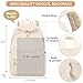 School Backpack for Teens Large Corduroy Bookbag Lightweight 15.6 inch Laptop Bag for Girls Women Casual High School College