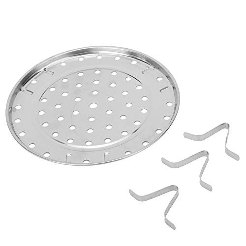 Multi-Functional Stainless Steel Large Diameter Round Steam Holder Tray Shelf for Instant Pot Home Kitchen Cooking Pressure Cooker Accessories Durable Cookware Steamer Basket(26cm) 2 Gallery Image