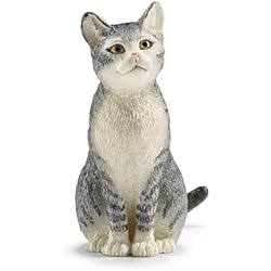 Amazon.co.jp: シュライヒ ファームワールド ネコ (座) フィギュア