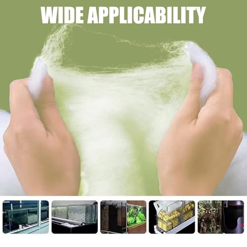 Coton filtrant d'aquarium réutilisable pour stopper l'eau trouble