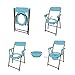 Mobiclinic, Timón, Silla con WC o inodoro para discapacitados, ancianos, minusválidos, Plegable,...