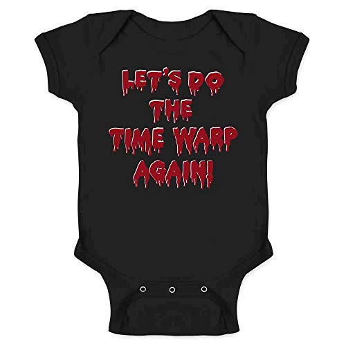 Image of Pop Threads Lets Do the Time Warp Again! Halloween Goth Gothic Infant Baby Boy Girl Bodysuit