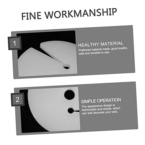 100pcs Three Hole Button DIY Pull Buckle Sofa Material Bedside Pull Buckles Plastic Three Hole Pull Buckle Sofa Parts Positioning Buckle for Bedside Button Gaskets Sofa Supplies