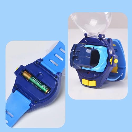 Image of Wrist Watch Remote Control Car Toy for Kids with 2.4G Signal, Rechargeable Mini RC Sports Car, USB Charging Watch Controller, Pop Cover Design for Boys Girls