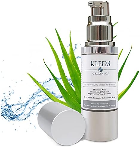 Kleem Anti-Aging Vitamin C Serum for Face - Brightening Serum for Dark Spots, Age Spots, Wrinkles & Sun Damage - Face Serum with Hyaluronic Acid, Vitamin E & Aloe Vera - Dermatologist Tested 1Fl Oz