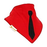 Red & Black Tie Bandana Bib