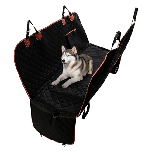 Housse de protection de siège pour chien pliable avec organisateur portable pour voiture et camion