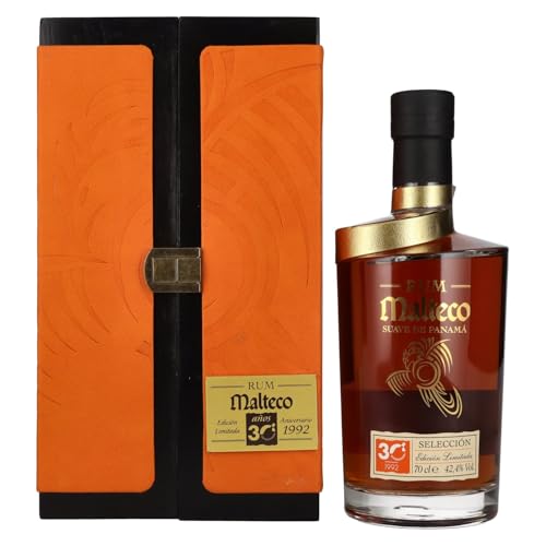 Ron Malteco 30 Años Selección Edición Limitada Aniversario 1992 42,4% Vol. 0,7L In Holzkiste