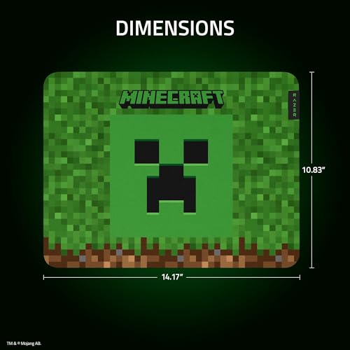 Image of Razer Gigantus V2 - Soft Gaming Mouse Mat - Medium -Minecraft Edition - RZ02-03333800-R3M1