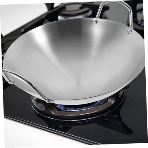 Sartén Wok redonda de acero inoxidable VALICLUD miniatura 4