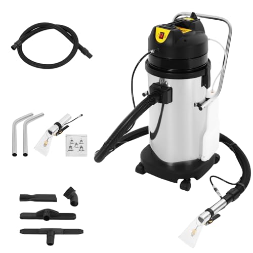 2 in 1 Commercial Carpet Cleaner, 40L Portable Carpet Upholstery