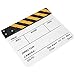 Tomotato Movie Directors Clapboard Acrylic Film Clapboard Cut Action Scene Clappers Board for Movie Photography Studio Video(1#)