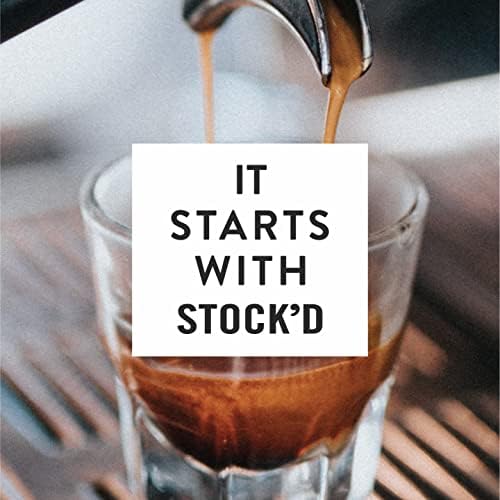 STOCK'D Medium Roast Ground Coffee 250g, Single Origin Blended Arabica & Robusta Full City Roast, Vietnamese Ground Coffee Beans, Full Bodied Barista Coffee - Strength 3/5
