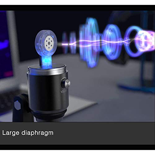 Red tide USB-Mikrofon Für Laptop Und Computer Für Die Aufnahme Streaming Twitch Voice-Overs Podcasting Für YouTube Skype… – Bild 5