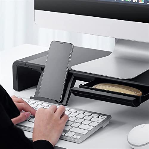 WYDMBH Monitorstandaard verhoger laptophouder antislip bureauverhoger, tv-schermverhoger met opbergsleuf en… - Image 4