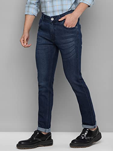 Image of Allen Cooper Slimmy Comfortable Mid Rise Denim Jeans for Men