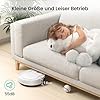 LEFANT Saugroboter, Ultra Klein 79mm Staubsauger Roboter, App-Gesteuert, Geräuscharmer Betrieb, Kompatibel mit Alexa, Professionelle Anti-Verwicklungs-Absaugdüse, Ideal für Tierhaare & Hartböden M210