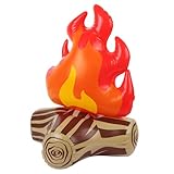 Inflatable Fake Campfire for Stage Props Bonfire Party Decor Campfire Party Decorations Artificial Flame for Indoor Camping Overnight and Scene Setting
