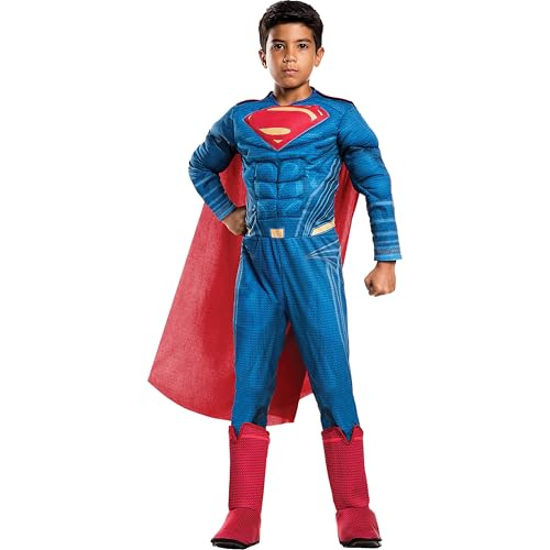 DC Justice League: Superman Costume for Kids by Rubies, Boy's Medium