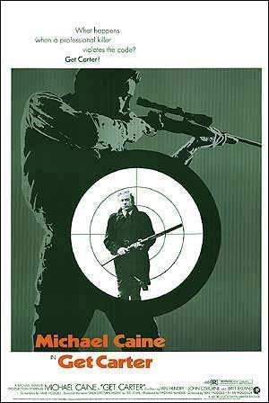 Poster Carter Get Michael grande canne vintage papier 100x70 cm