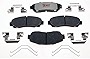 Premium Raybestos Element3 EHT™ Replacement Front Brake Pad Set for Select Honda Civic/CR-V/Crosstour/Odyssey/Passport and Subaru Legacy Model Years (EHT1521H)