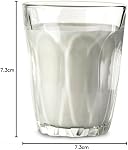 Duralex - Provence Clear Drinking Glass Tumblers, Sets of 6 (4.5oz. (130ml))