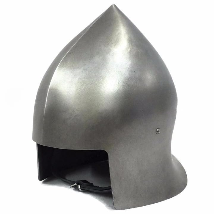 NauticalMart 14 Gauge Open Face Sallet Armor Helmet