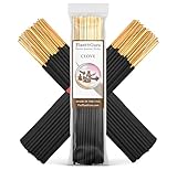 Clove Exotic Incense Sticks 7 Inch - Bulk 1 Bundle 85 to 100 Sticks - Natural 7' Long Lasting Aroma That Burns for 30 to 45 Minutes.