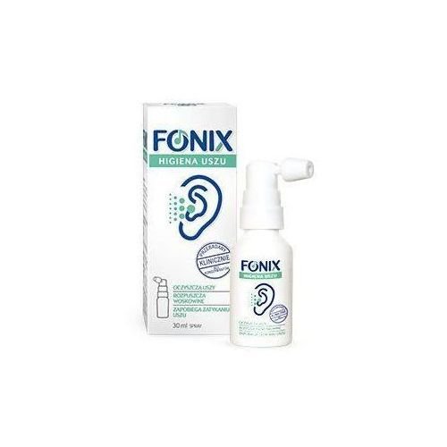 Fonix Ear Care - 30 ml - is an Effective, Safe and Natural Spray Designed to Dissolve and Remove The accumulated Wax