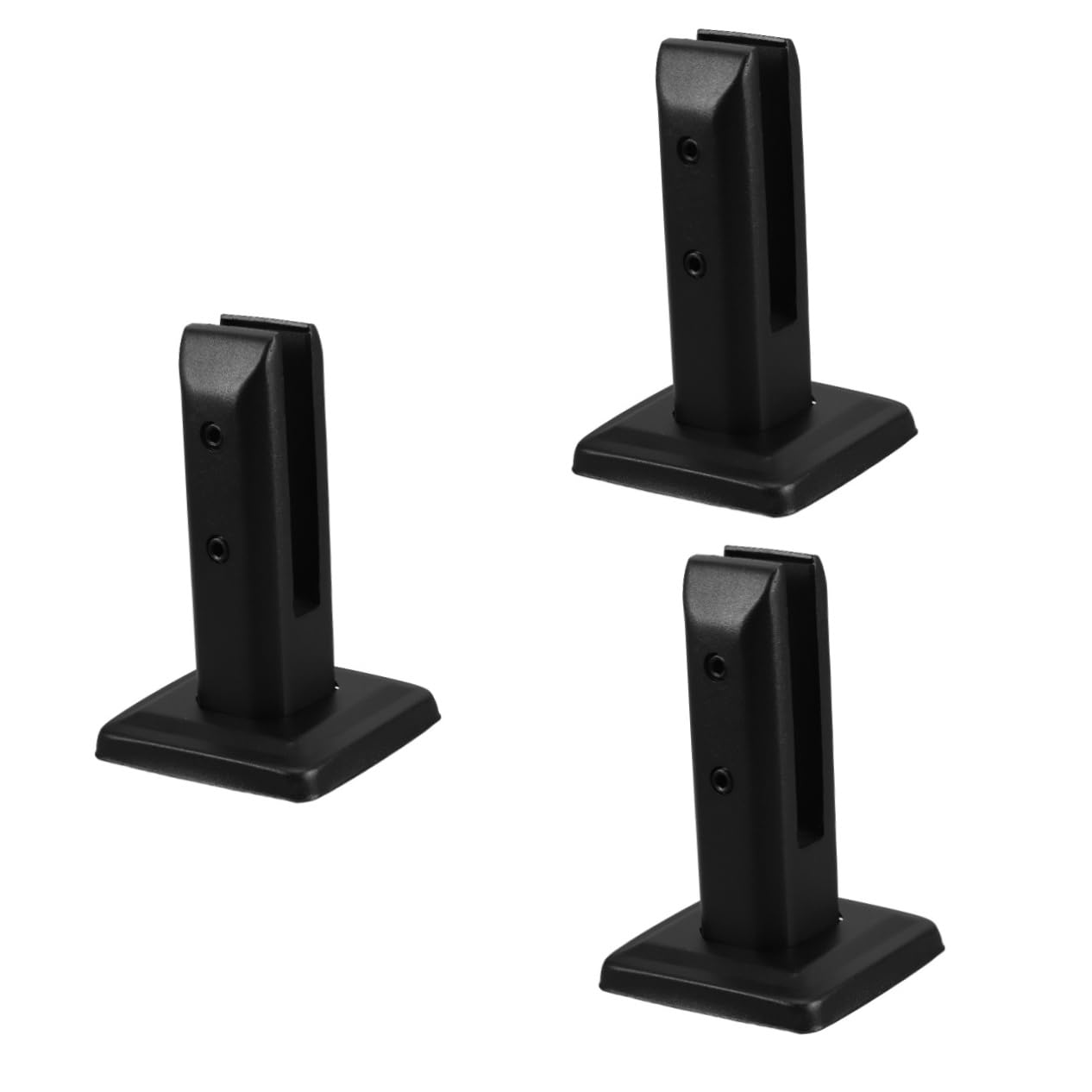 Support de balustrade en acier Veemoon 3 pièces pour escaliers et clôtures