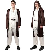 Disfraz de Jedi Medieval para Hombre, Camiseta Pantalones