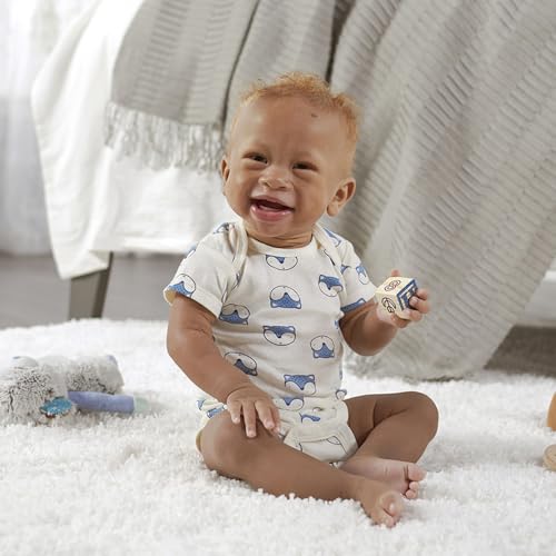 Image of Gerber Unisex Baby 5-Pack Short Sleeve Variety Onesies Bodysuits