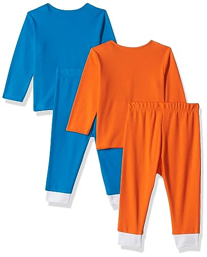 Image of Amazon Brand - Jam & Honey Baby-Boys and Girls 100% Soft & Pure Cotton Long Sleeve Tee with Jogger - Unisex Clothing Set