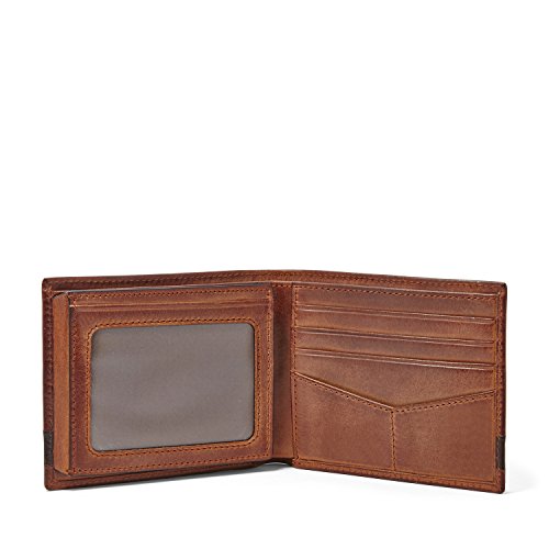 Fossil Quinn Flip Id Bifold Wallet Brown Ml3644 #TOP2