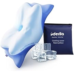 Amazon.com: Derila Ergo Cervical Neck Pillow and Cooling Cover