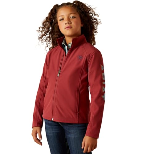 Ariat Girl's Burnt Russet & Stripe Softshell Jacket