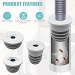 3 PCS Washing Machine Drain Hose Seal, Washing Machine Drain Plug for Kitchen Bath Washing Machine Drain